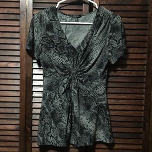 Dailey Fuentes Black and Grey Blouse